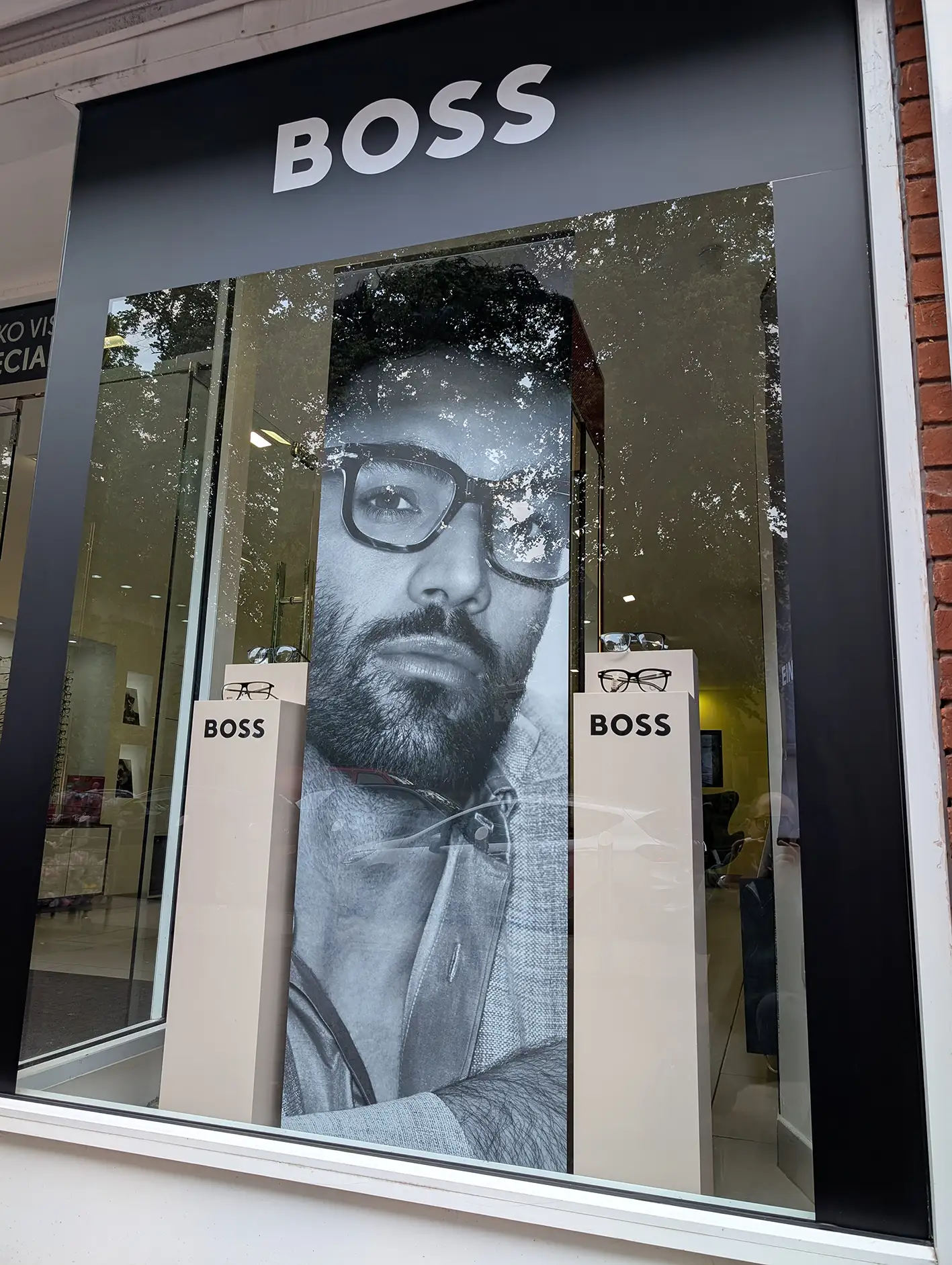 Boss window plinth displays